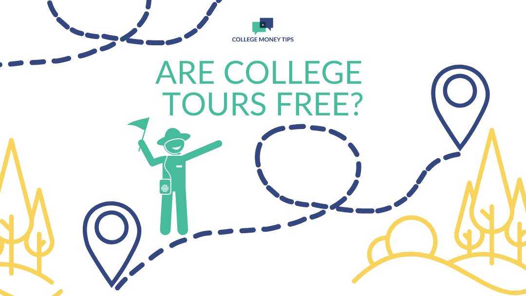 Image of a map of a campus tour